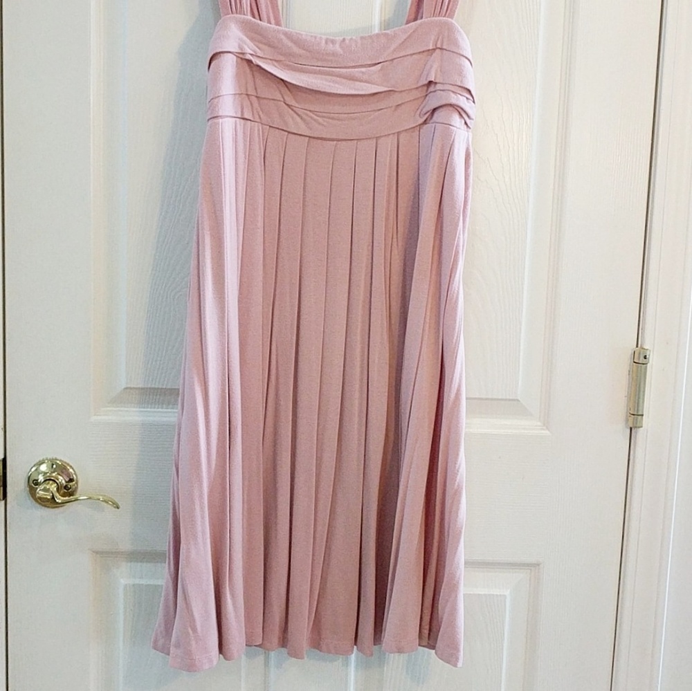 BCBGirls blush midi dress